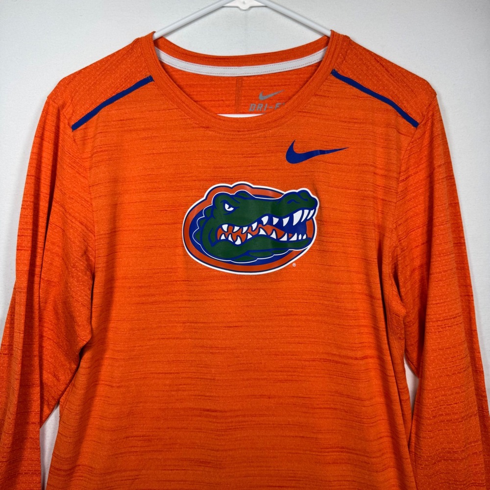 Nike Dri-FIT University of Florida‎ Gators Long Sleeve T-Shirt Mens Az Small